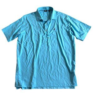 Footjoy Men's Sz 2XL Polo Shirt Golf Light Blue Short Sleeve